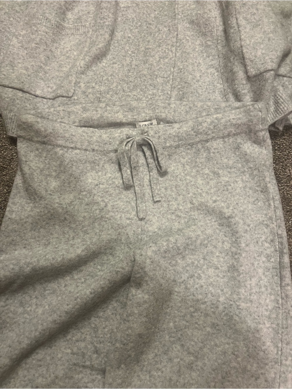 JCrew Light Gray Two-Piece Loungewear Set - Picture 2 of 7